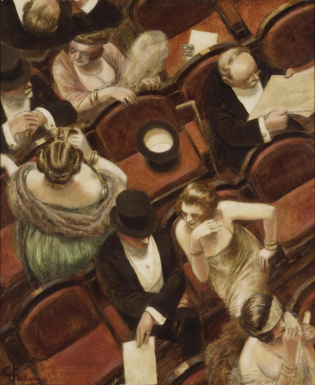 På teatern. av Albert Guillaume