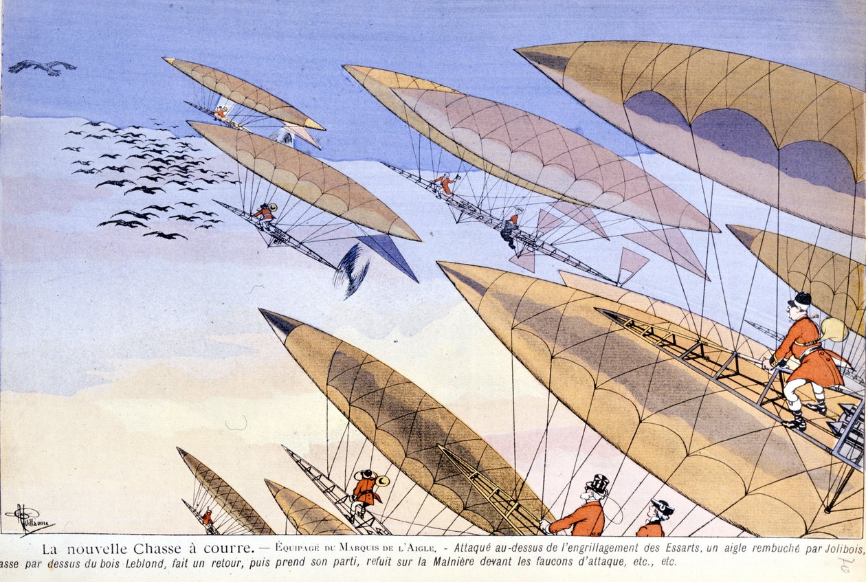 Karikatyr av Albert Guillaume (1873-1942) i ""L