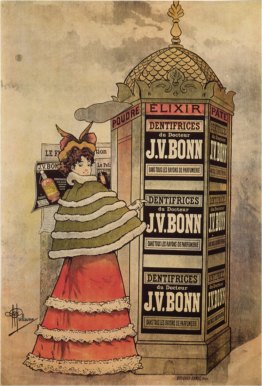 Elixir-tandkrämer av doktor J.V. Bonn, 1893 av Albert Guillaume