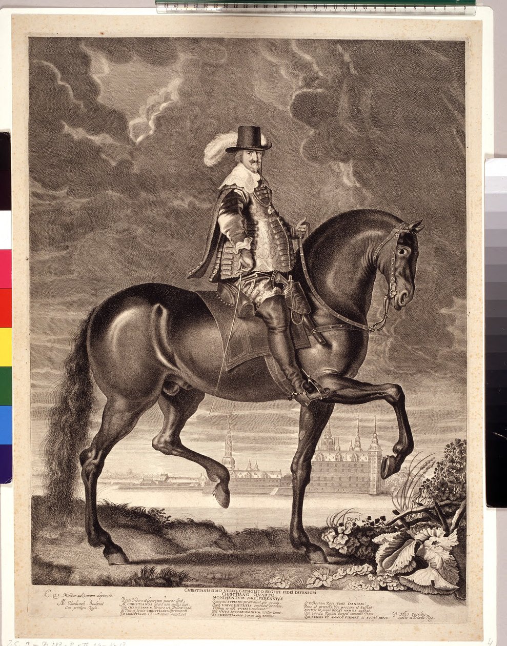 Christian IV till häst av Albert Haelwegh