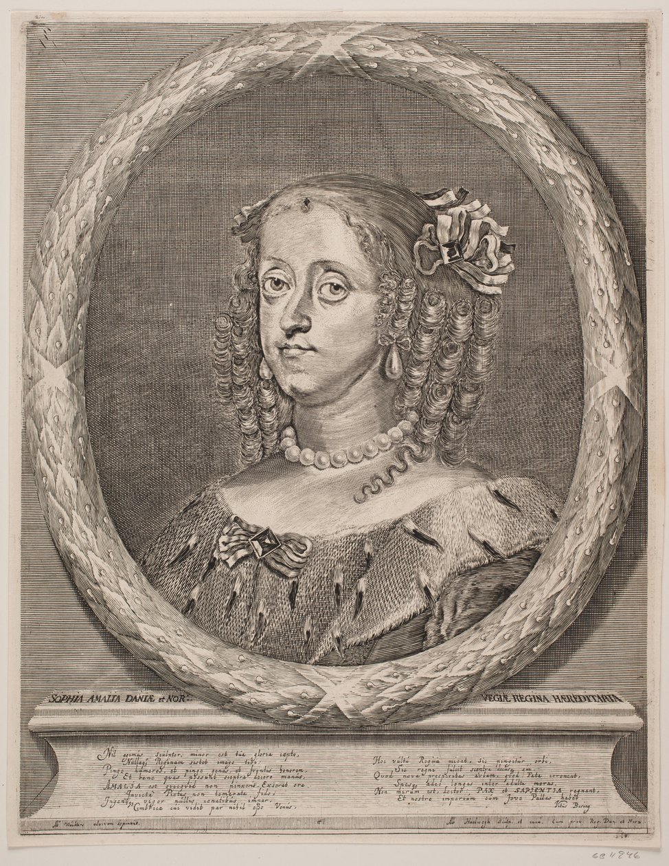 Drottning Sophie Amalie av Albert Haelwegh