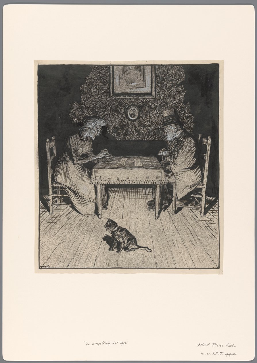 Design for a Political Cartoon: The Prediction for 1917 av Albert Hahn (I)