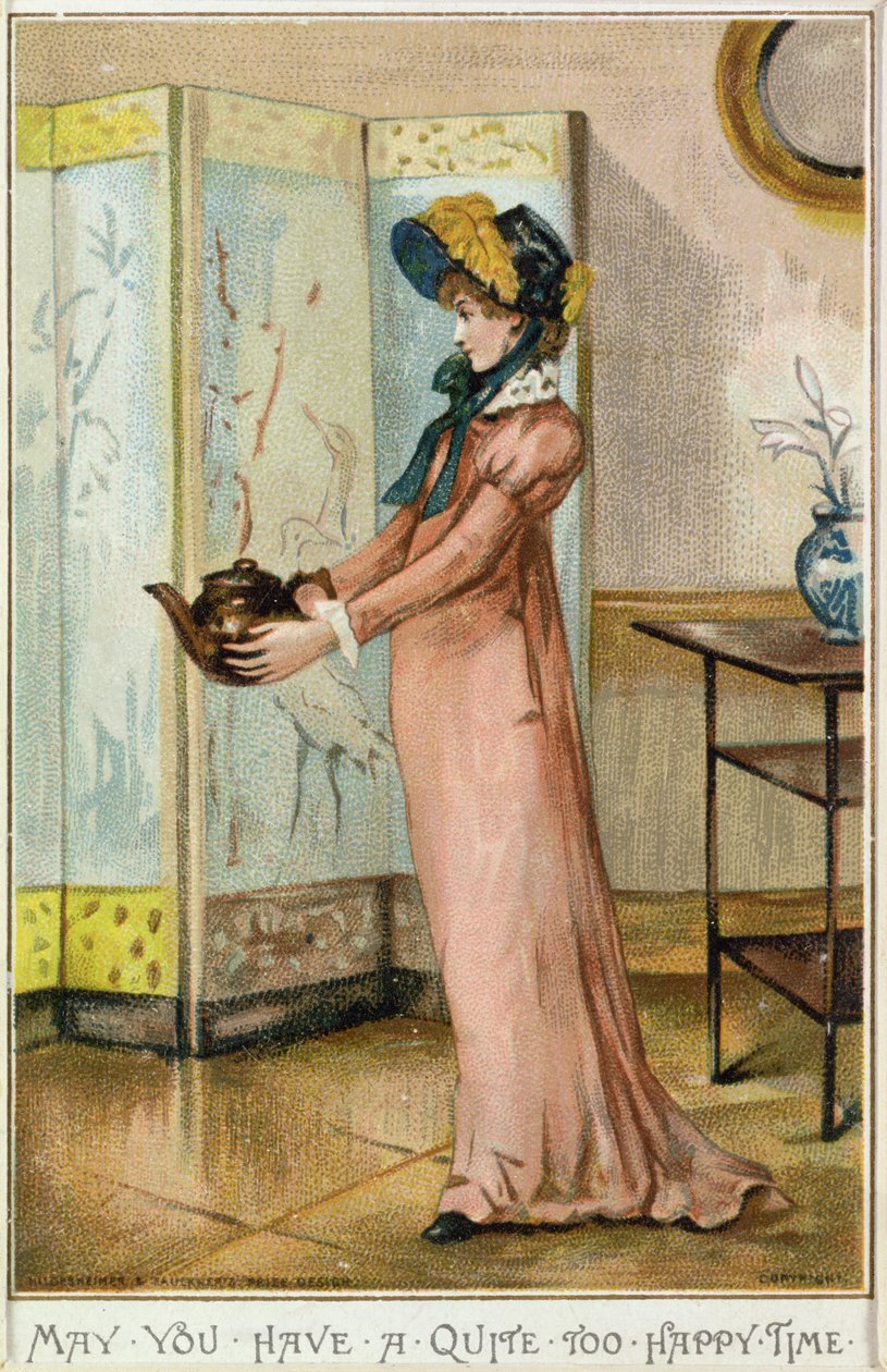 "Må du ha en alldeles för lycklig tid", 1881 (chromolitho) av Albert Jnr. Ludovici