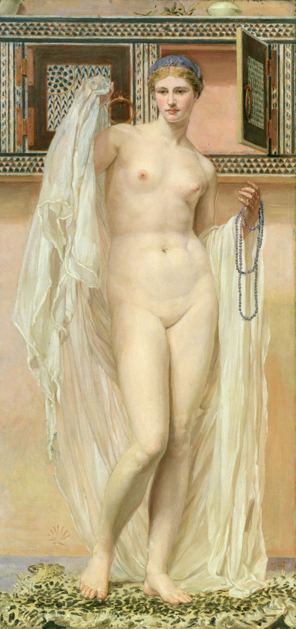 En garderob, 1867 av Albert Joseph Moore