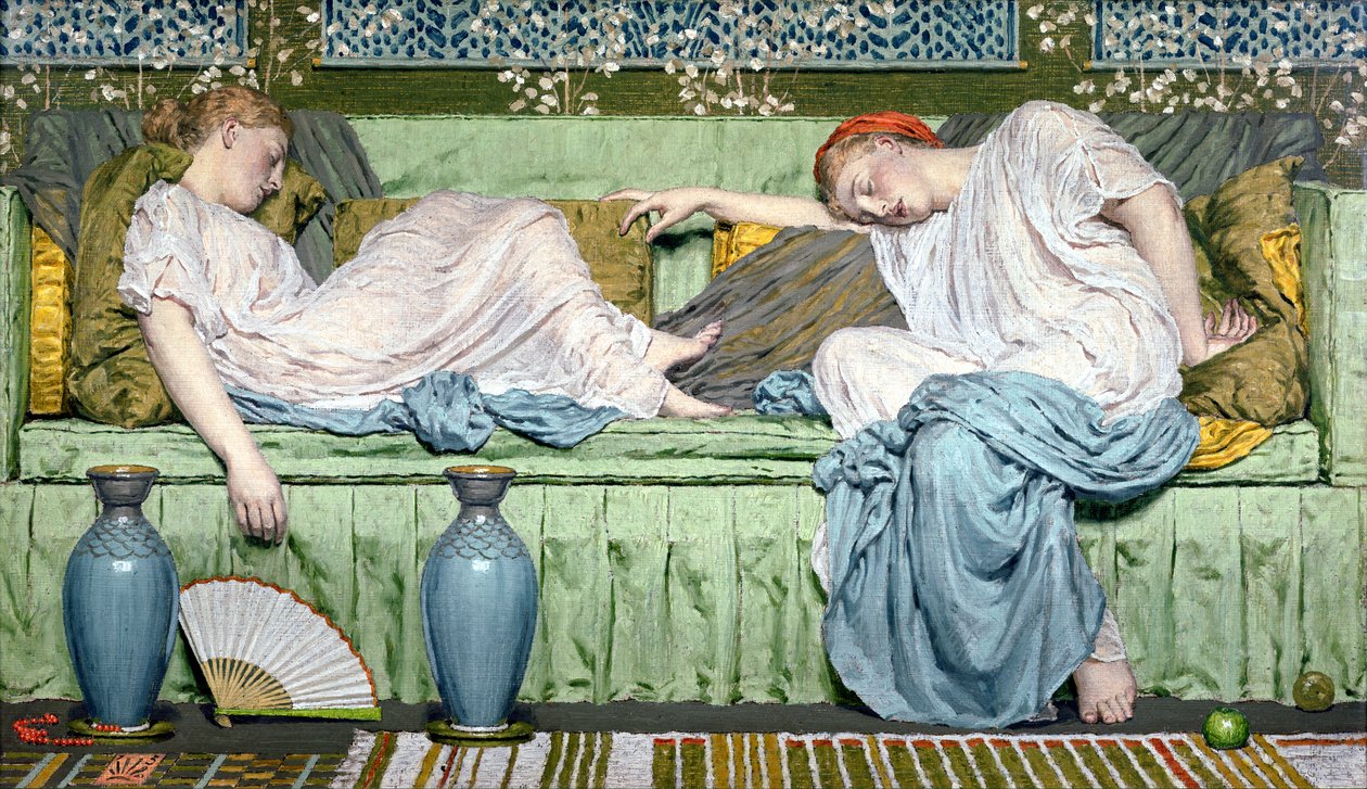 Äpplen, 1875 av Albert Joseph Moore