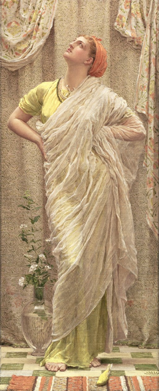 Luftens fåglar, ca 1879 (olja på duk) av Albert Joseph Moore