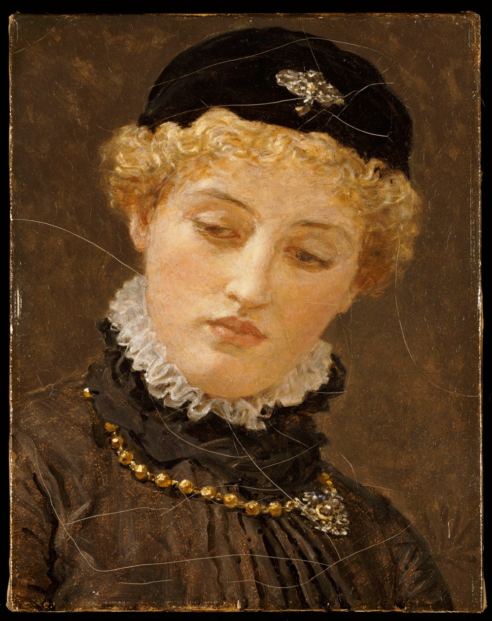 Ellen Terry som Portia i "The Merchant of Venice", c.1885 av Albert Joseph Moore