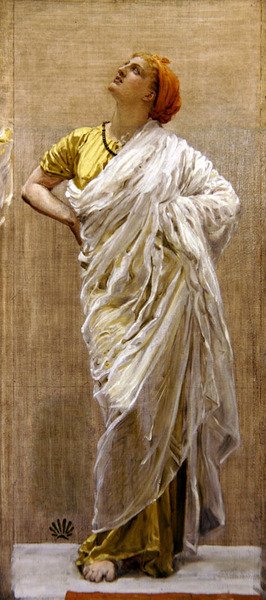 Fågelstudie, ca 1878 (olja och blyerts på två dukar) av Albert Joseph Moore