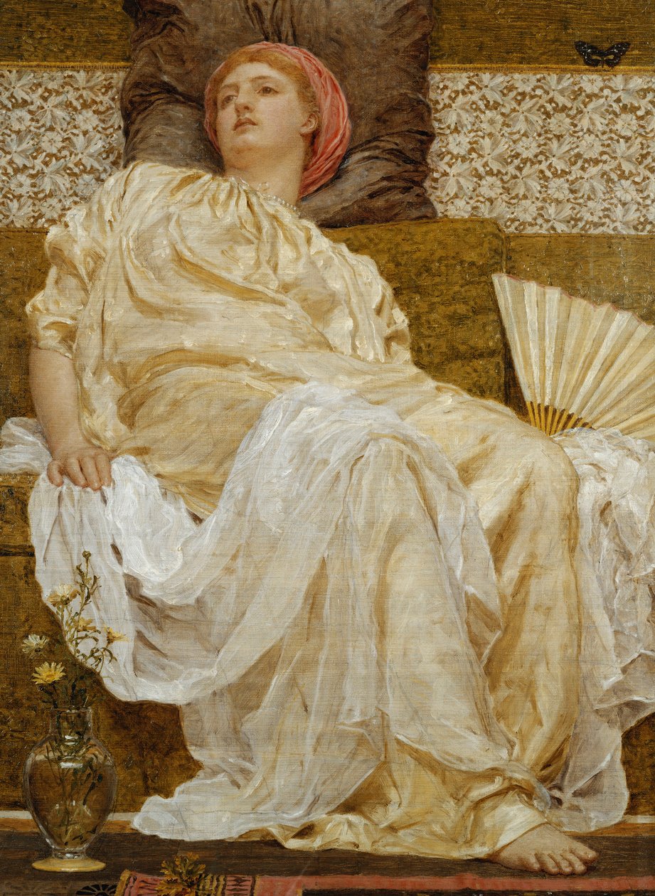 Gula margueriter, 1881 av Albert Joseph Moore