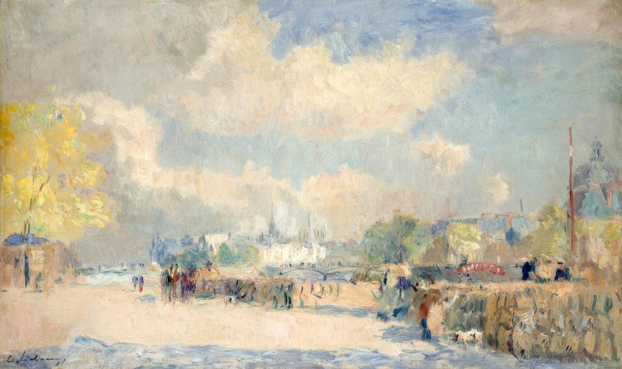 Quai du Louvren av Albert Lebourg