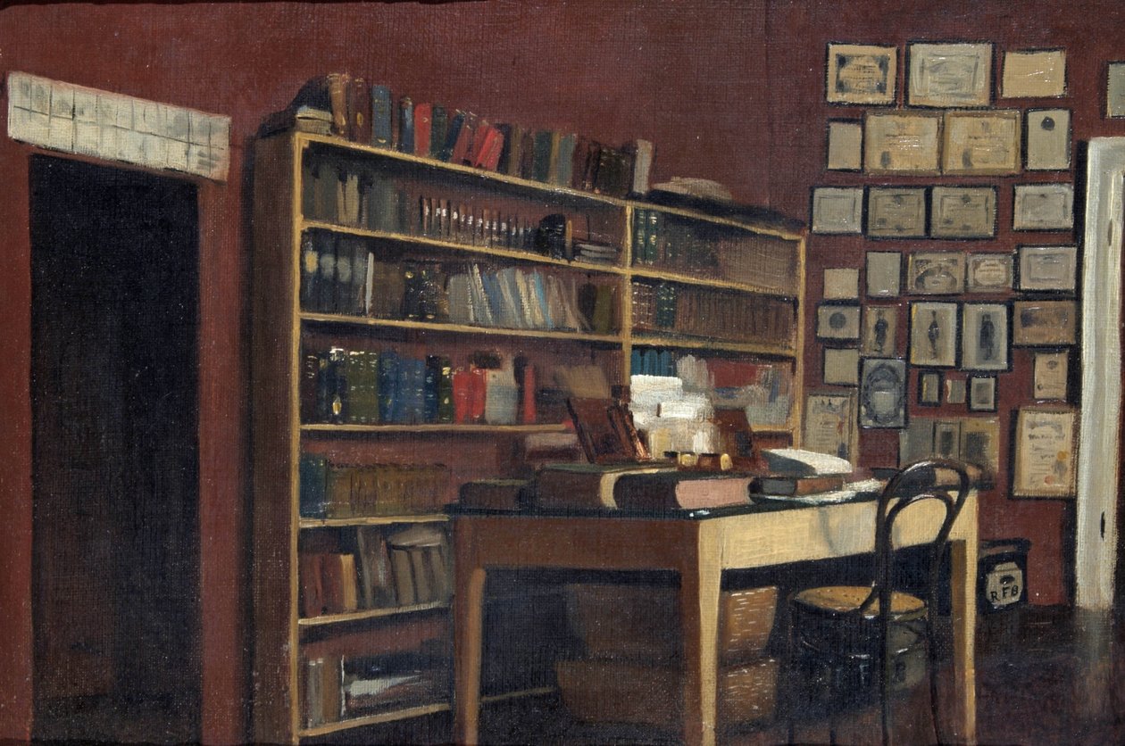 Hörn av Sir Richard Burtons studie, 1889 av Albert Letchford