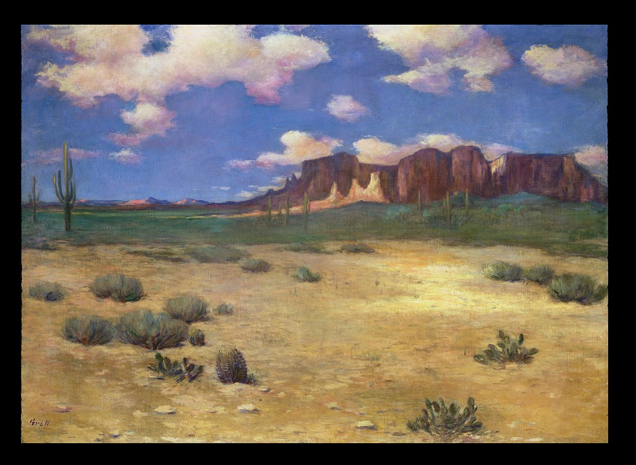 Arizona Landscape (olja på duk) av Albert Lorey Groll