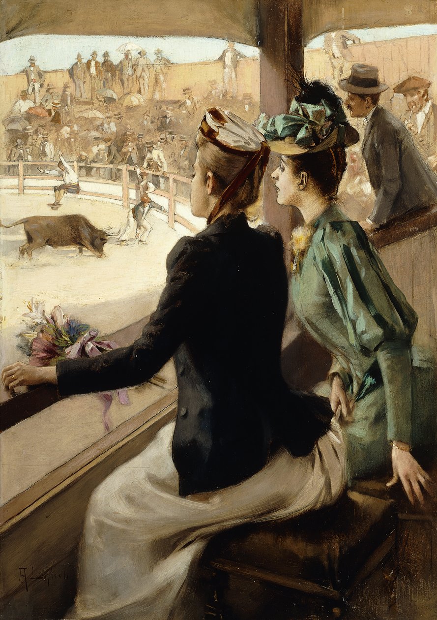 På tjurfäktningen, av Albert Lynch