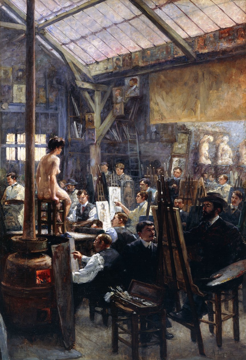 I studion, av Albert Lynch