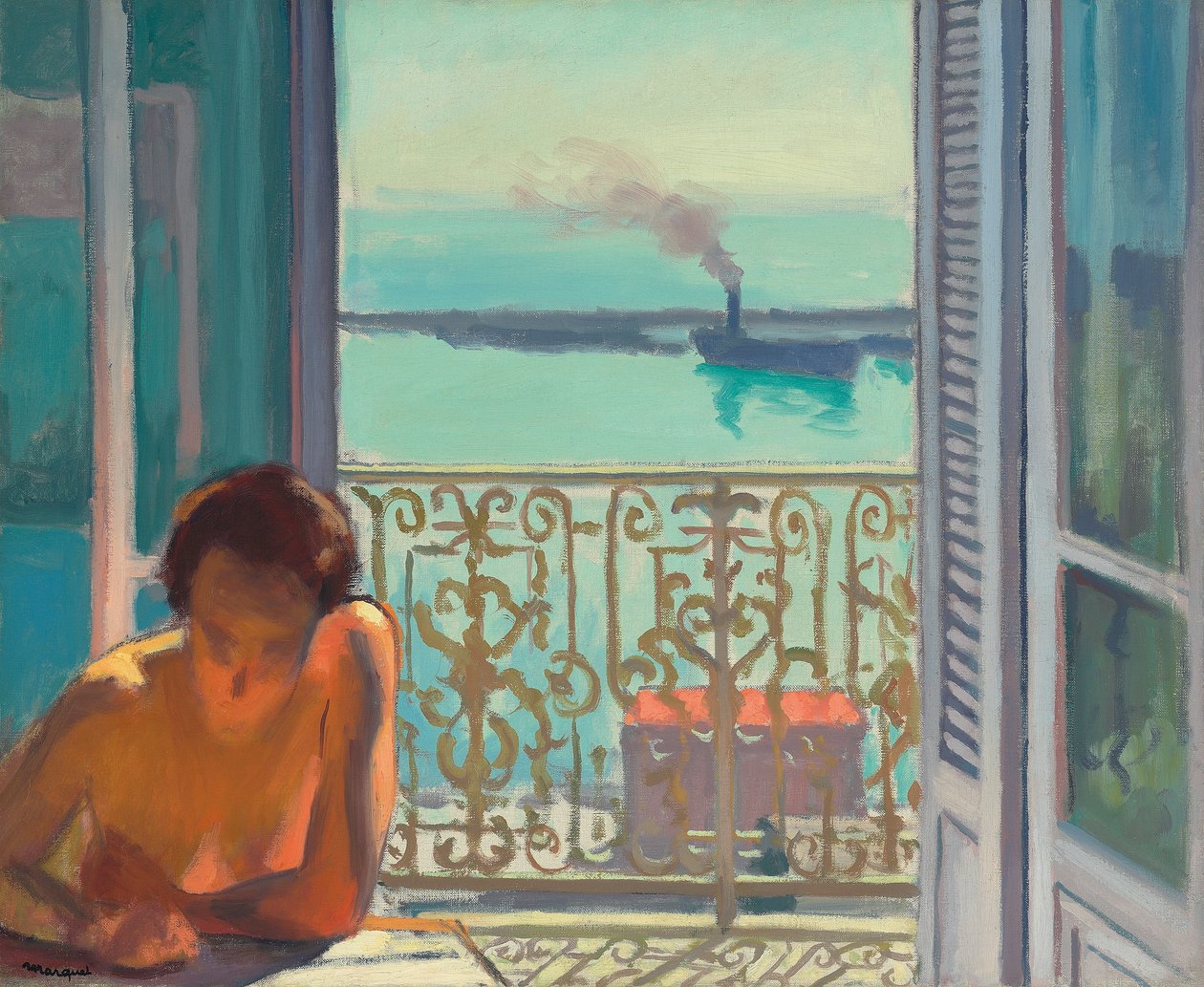 Bakgrundsbelysning, Alger av Albert Marquet