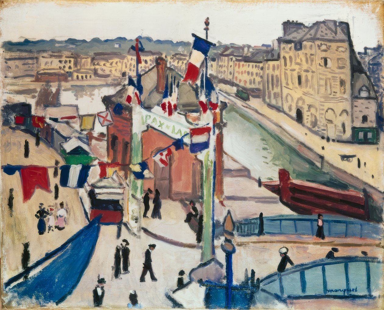 14 juli i Le Havre av Albert Marquet