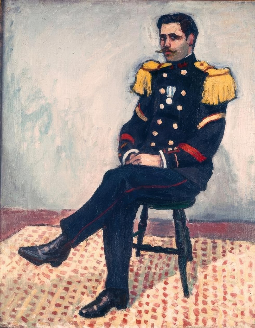 En betalningsföreståndare för de koloniala trupperna av Albert Marquet