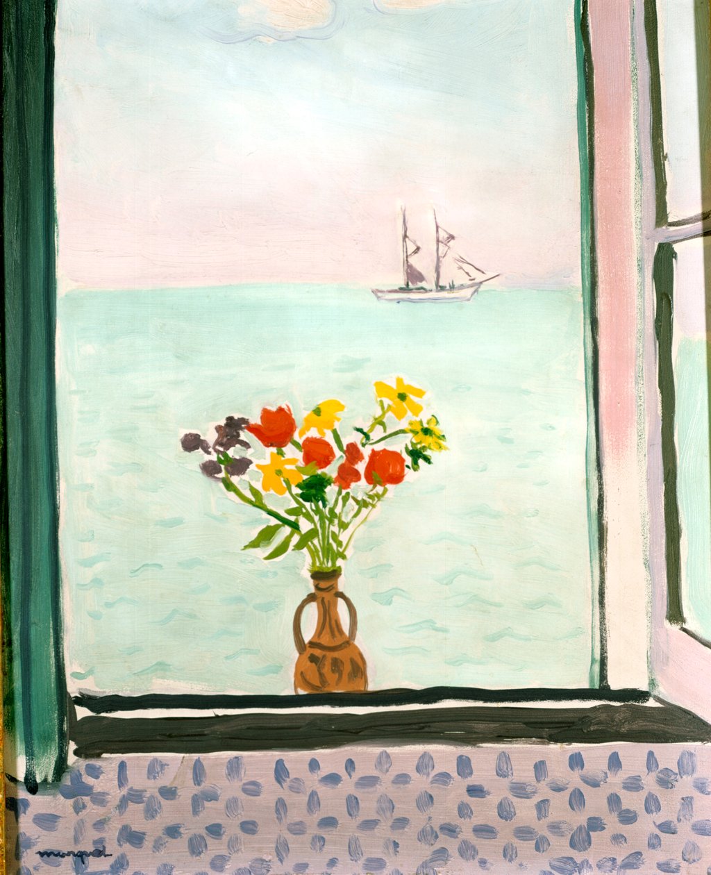 Fönster på La Goulette, 1926 av Albert Marquet