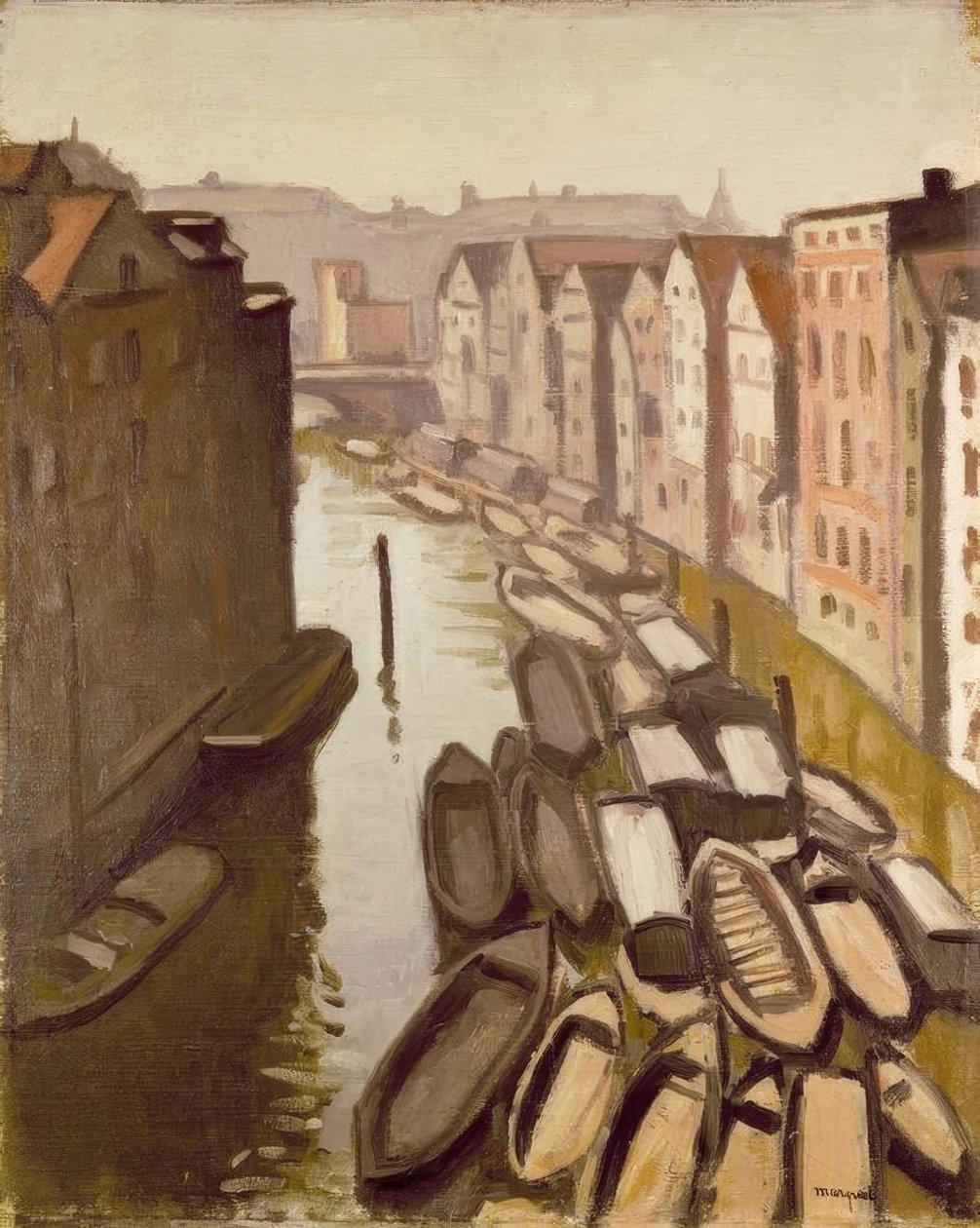 Flotta i Hamburg av Albert Marquet