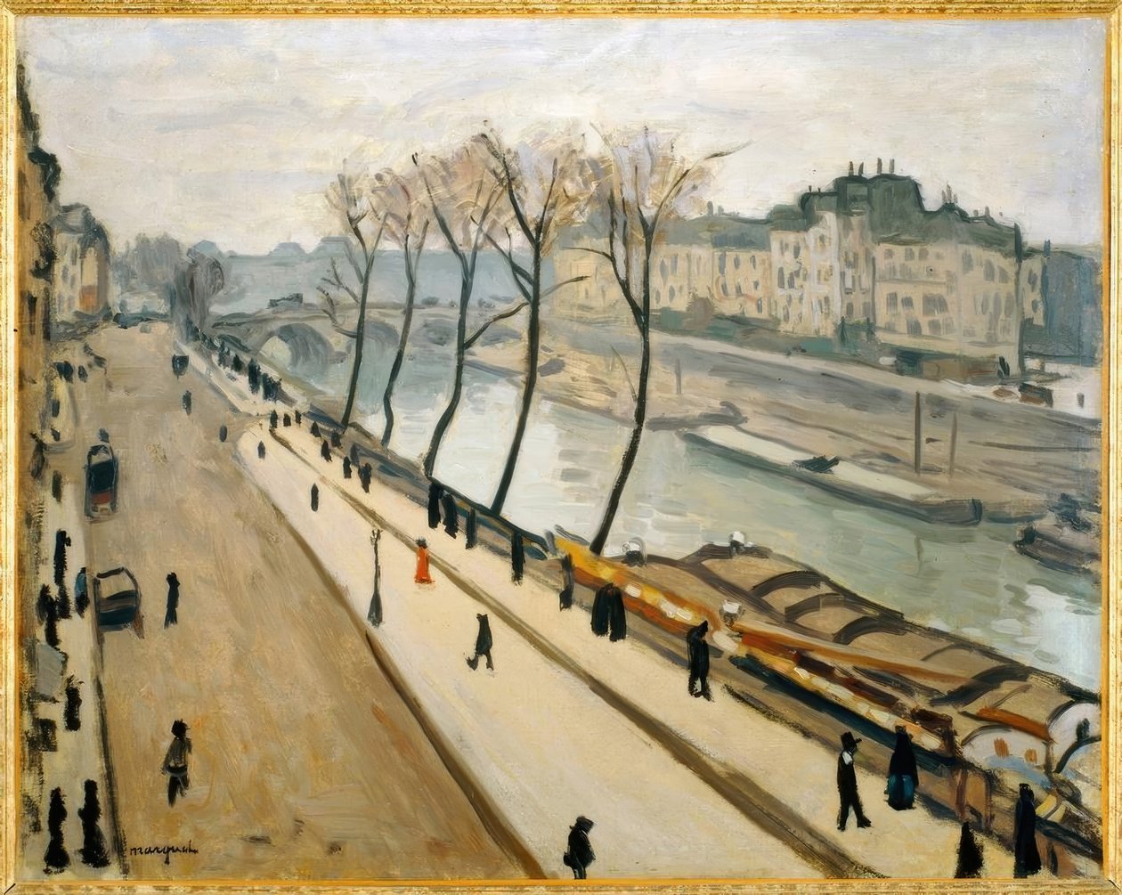 Seinen sett från Quai des Grands Augustins av Albert Marquet