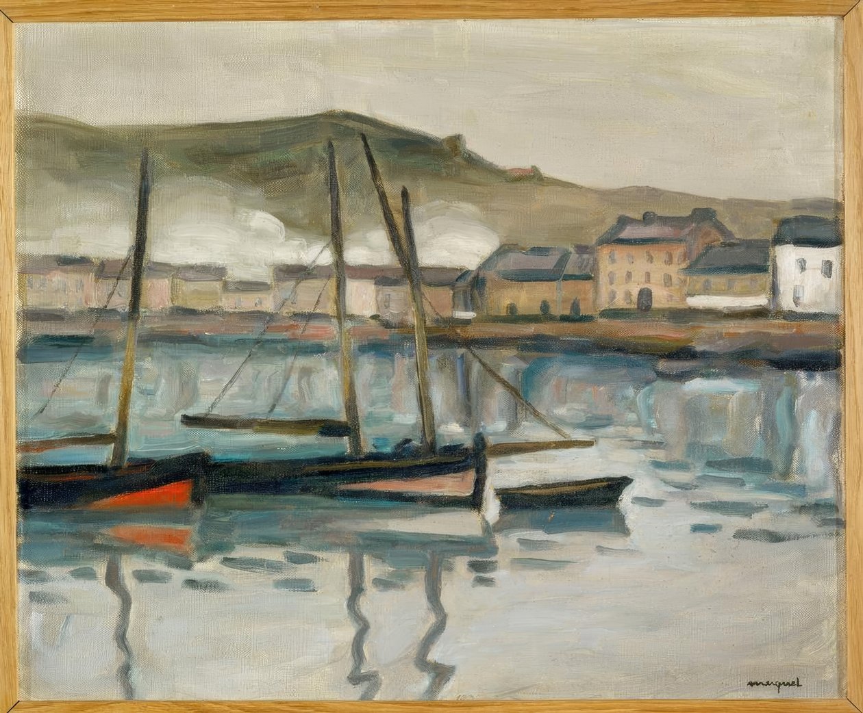 Hamnen i Fécamp av Albert Marquet