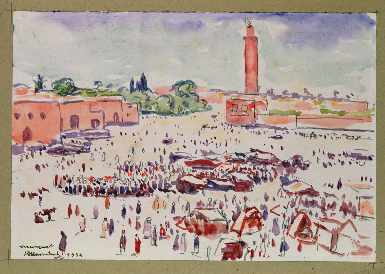 Marrakech av Albert Marquet