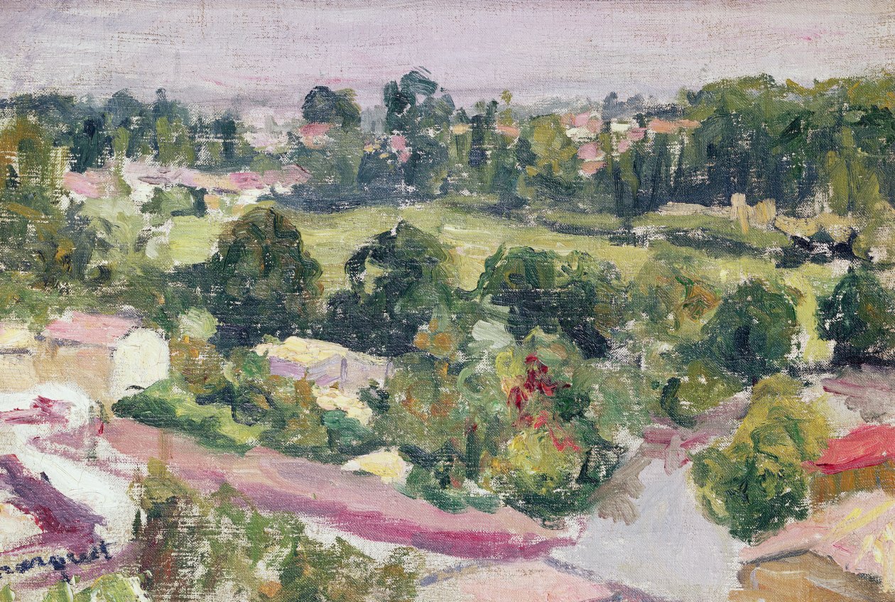 Parisisk förort av Albert Marquet