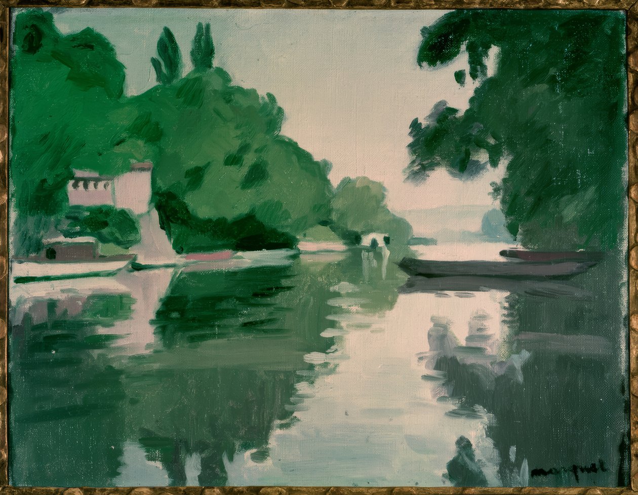 Landskap i Chenevières av Albert Marquet