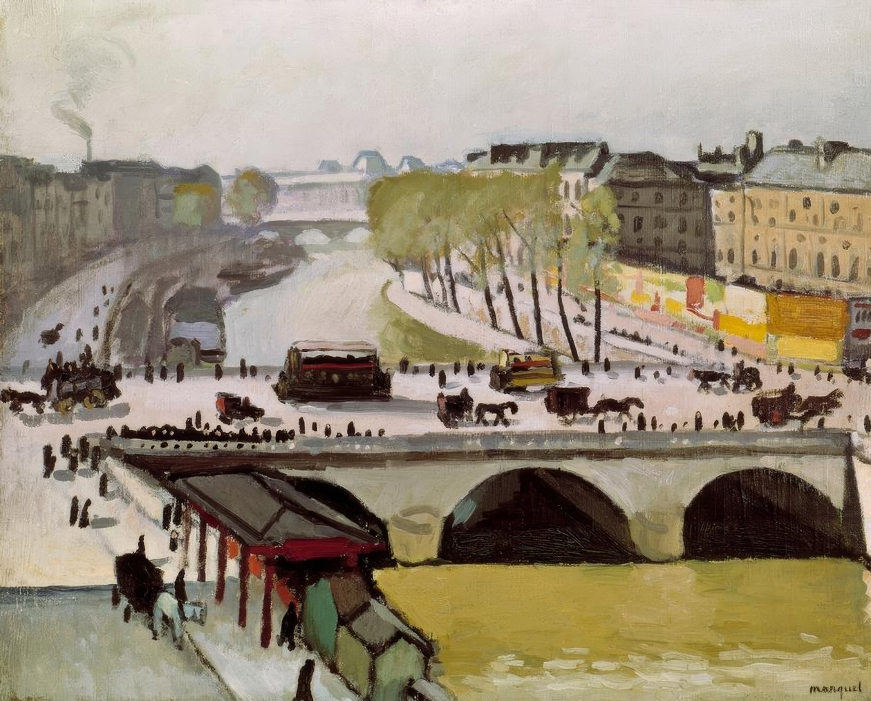 Saint-Michel-bron av Albert Marquet