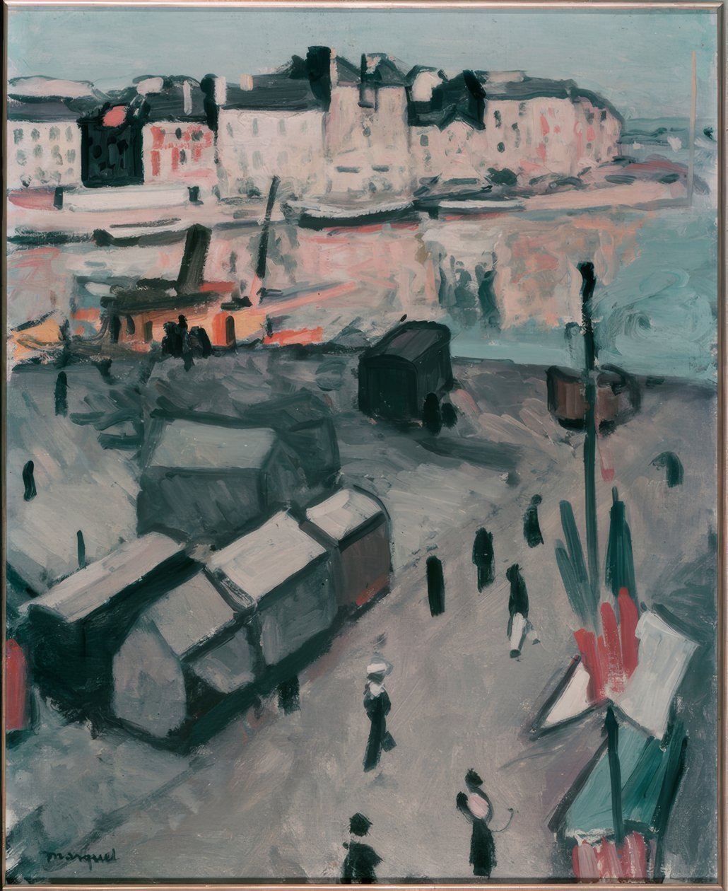 Hamnen i Le Havre av Albert Marquet