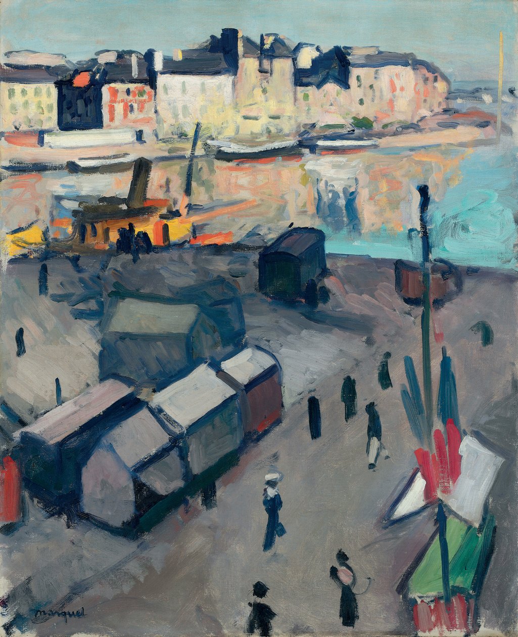 Port du Havre, ca 1907 (olja på duk) av Albert Marquet