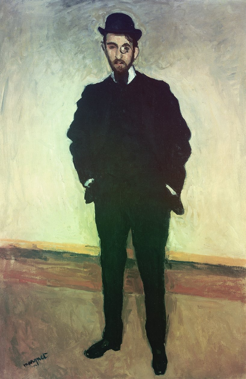 Porträtt av Andre Rouveyre av Albert Marquet