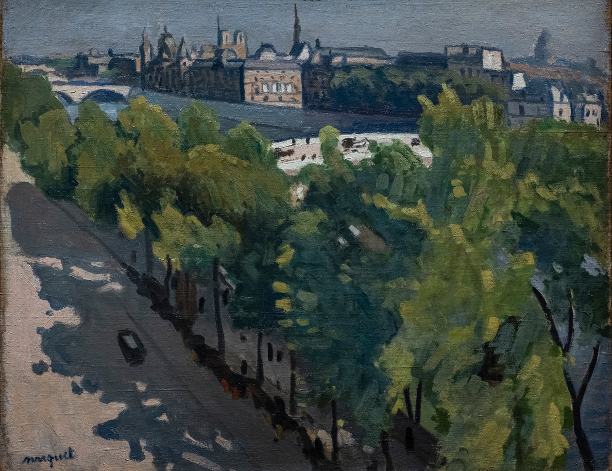 Quai du Louvren, blickar mot Pont Neuf av Albert Marquet