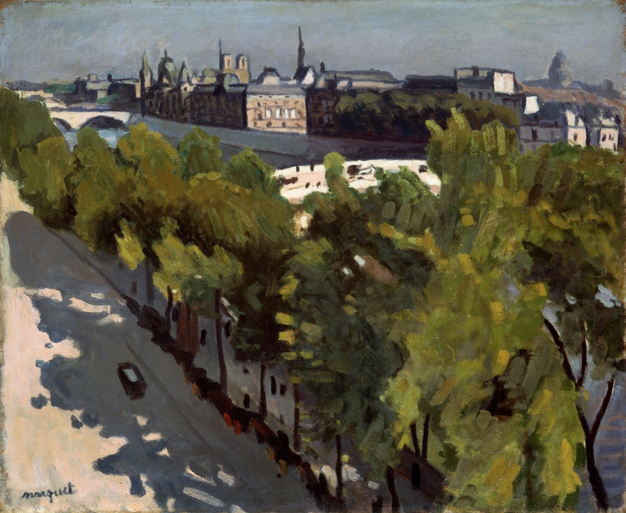 Quai du Louvren och Pont Neuf, 1906. av Albert Marquet