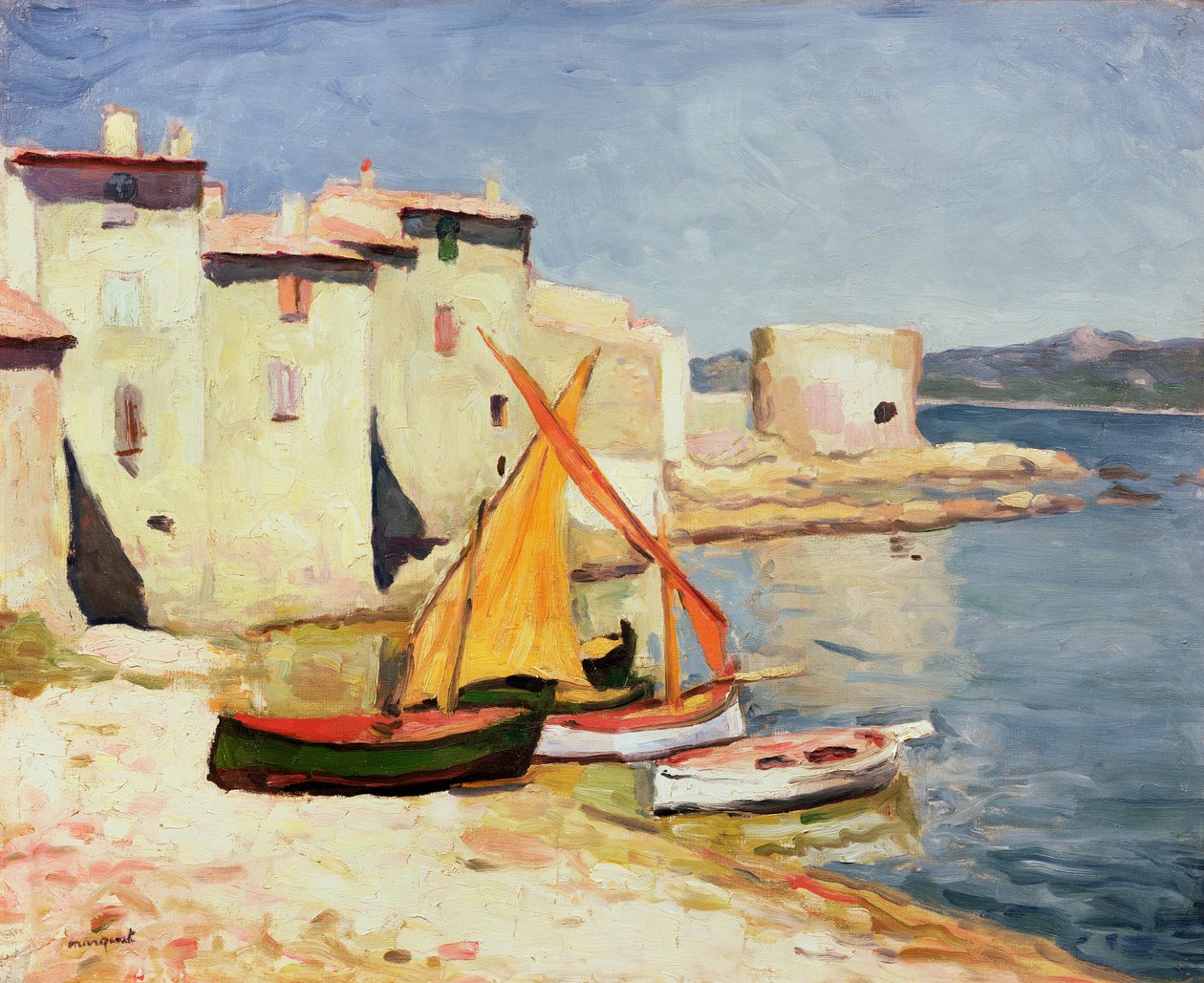 Saint-Tropez, ca 1905 (olja på duk) av Albert Marquet