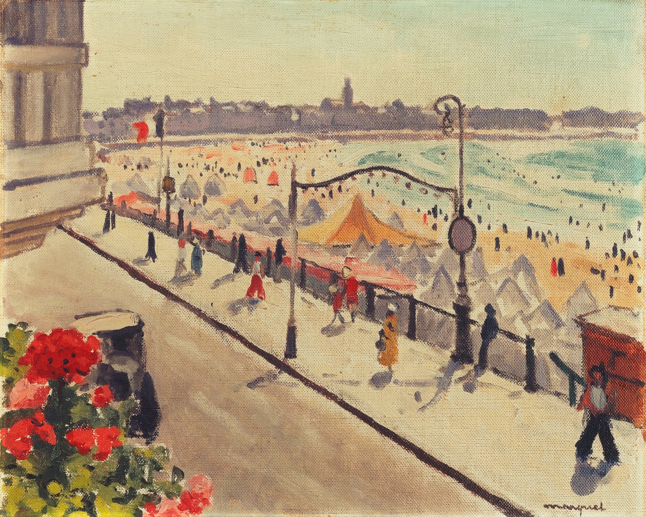 Strandpromenaden, Olonnes sand; Seaside, Les Sables d