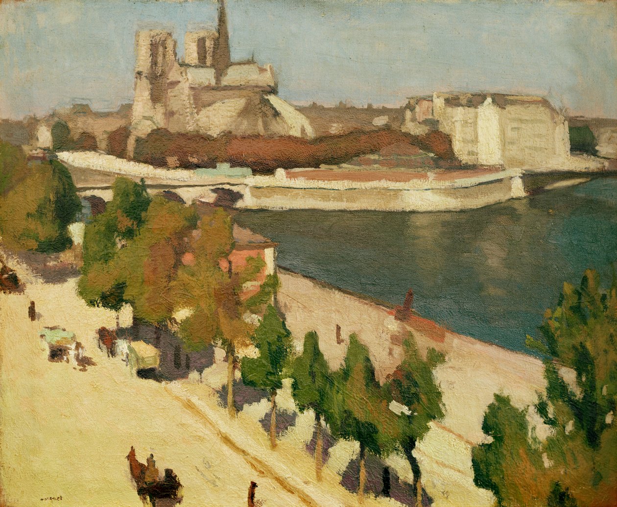 Apsiden av Notre-Dame, Paris av Albert Marquet