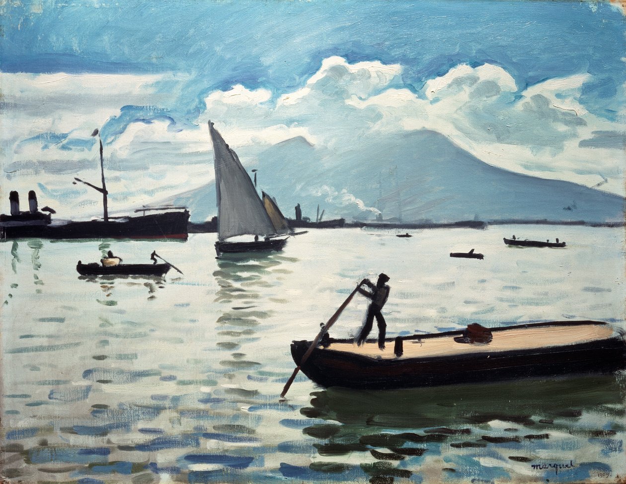 Neapelbukten, 1909. av Albert Marquet