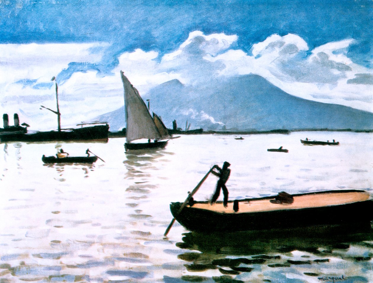 Neapelbukten, 1909 av Albert Marquet