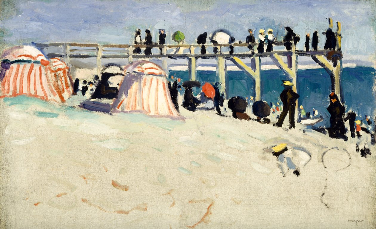 Strandpromenaden vid Sainte-Adresse av Albert Marquet