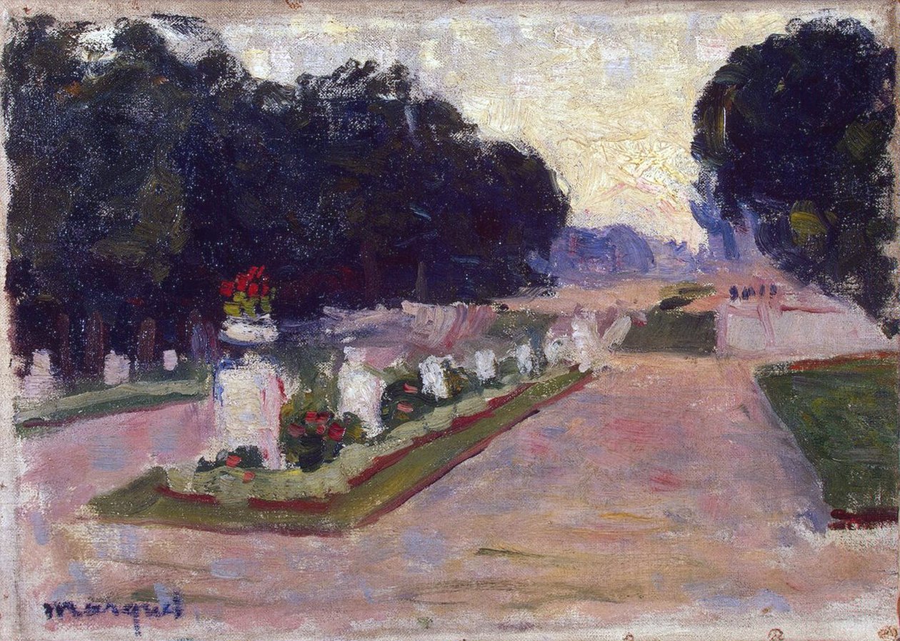 Luxemburgs trädgård av Albert Marquet