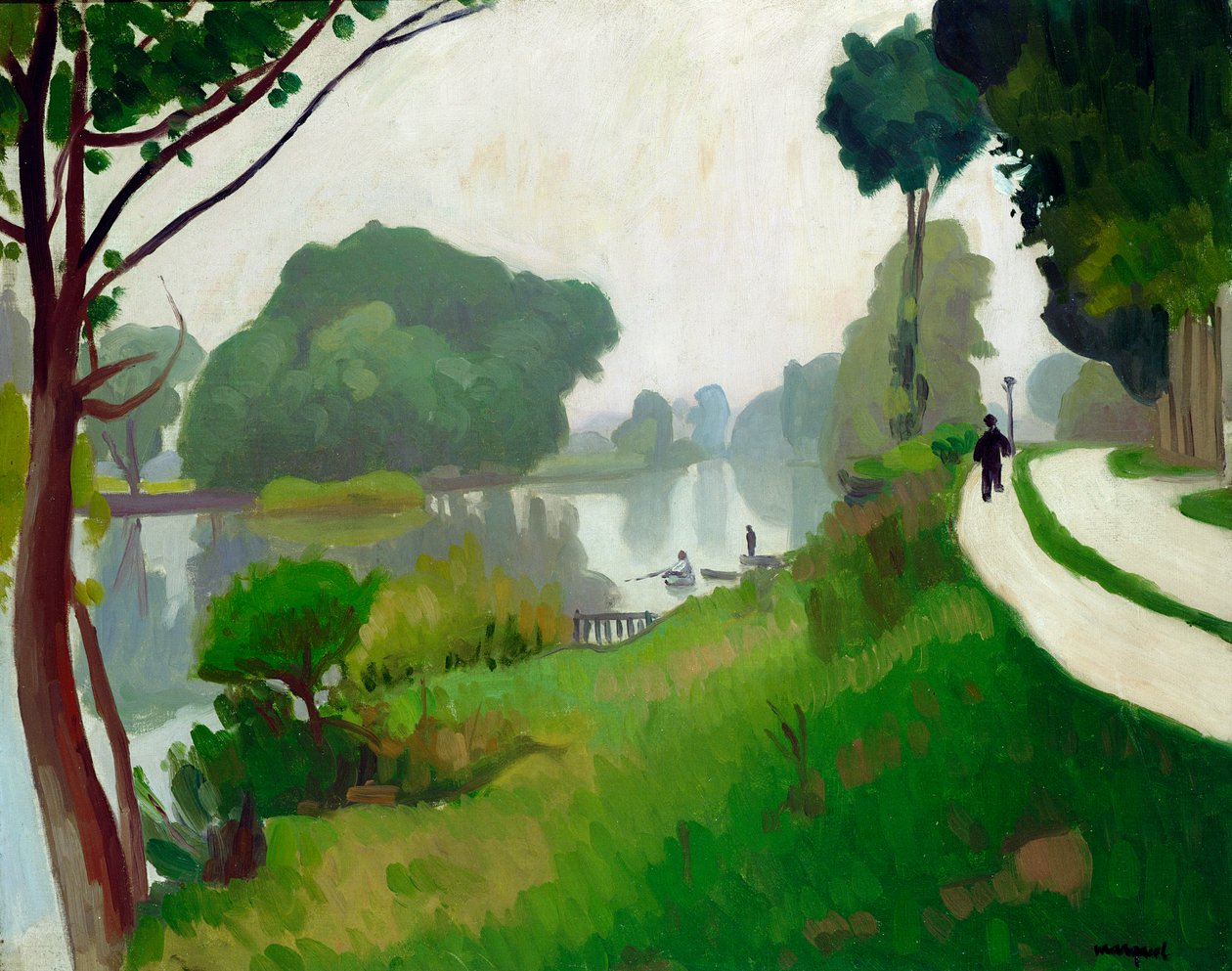 Marne vid Varenne-Saint-Hilaire av Albert Marquet