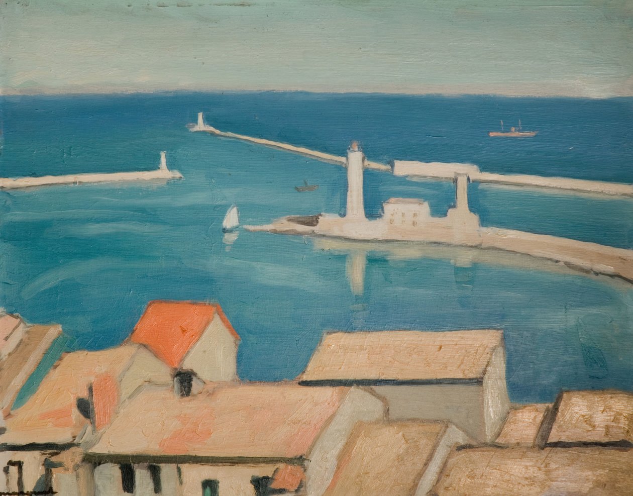 Denna hamn, Marseille, 1924. av Albert Marquet
