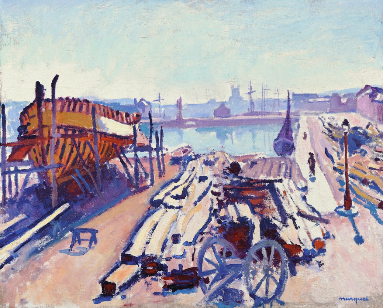 フェカンプスウェーディッシュの港 av Albert Marquet
