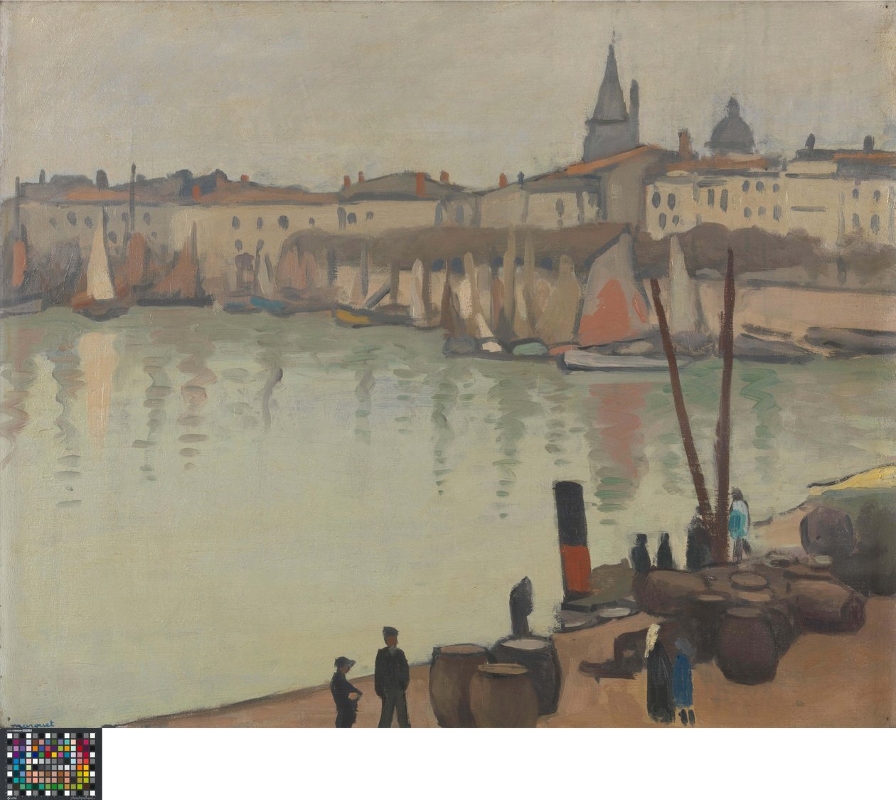 Hamnen i La Rochelle av Albert Marquet