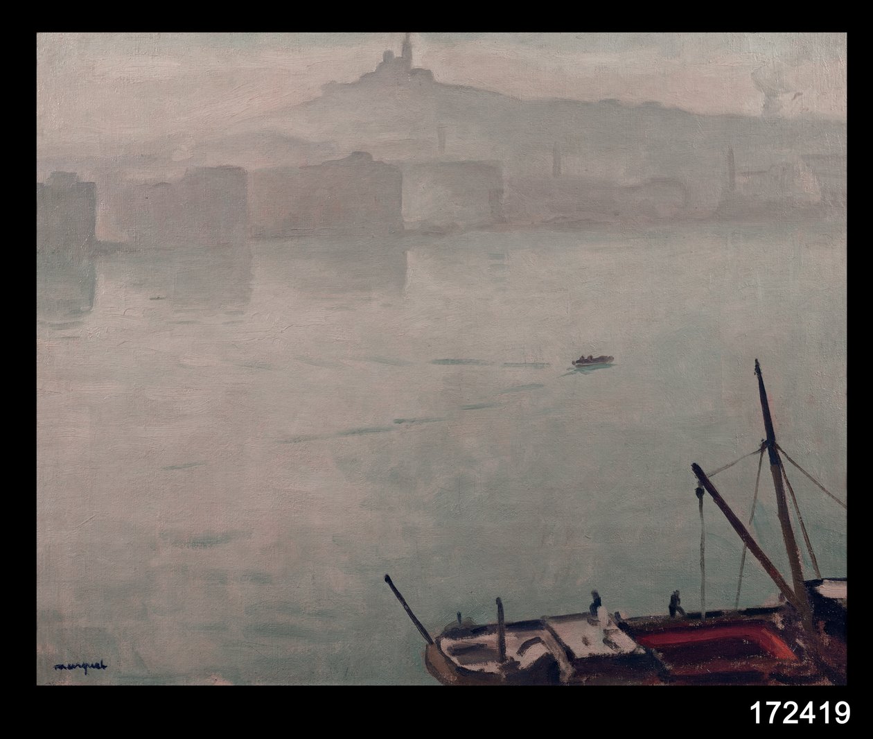 Marseilles hamn av Albert Marquet