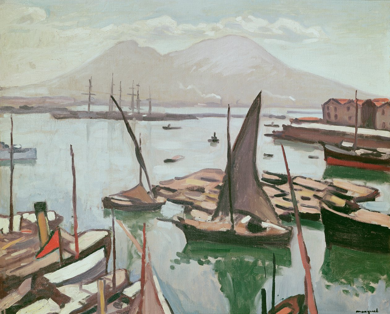 Neapels hamn av Albert Marquet