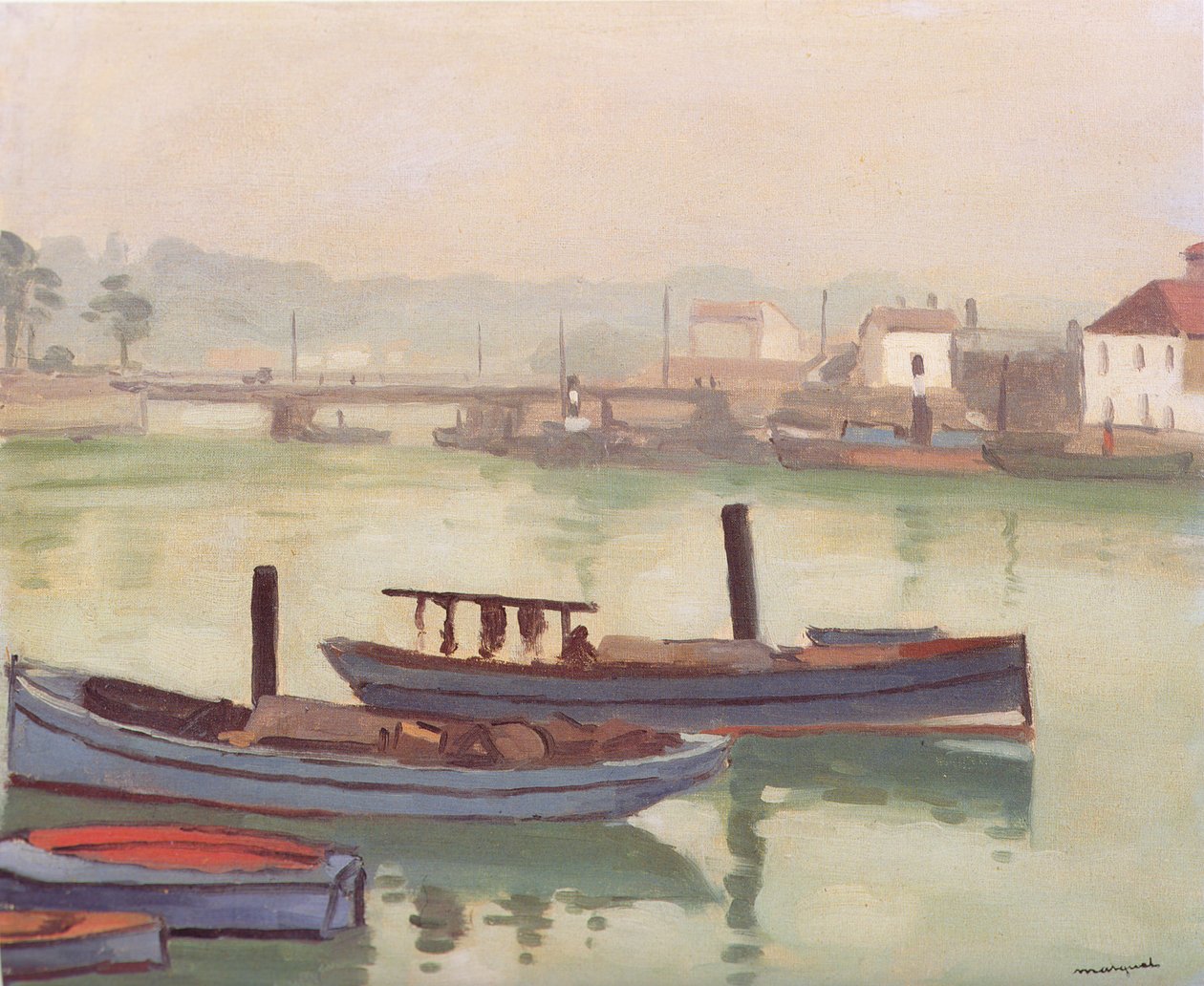 Hamnen i Saint-Jean de Luz av Albert Marquet