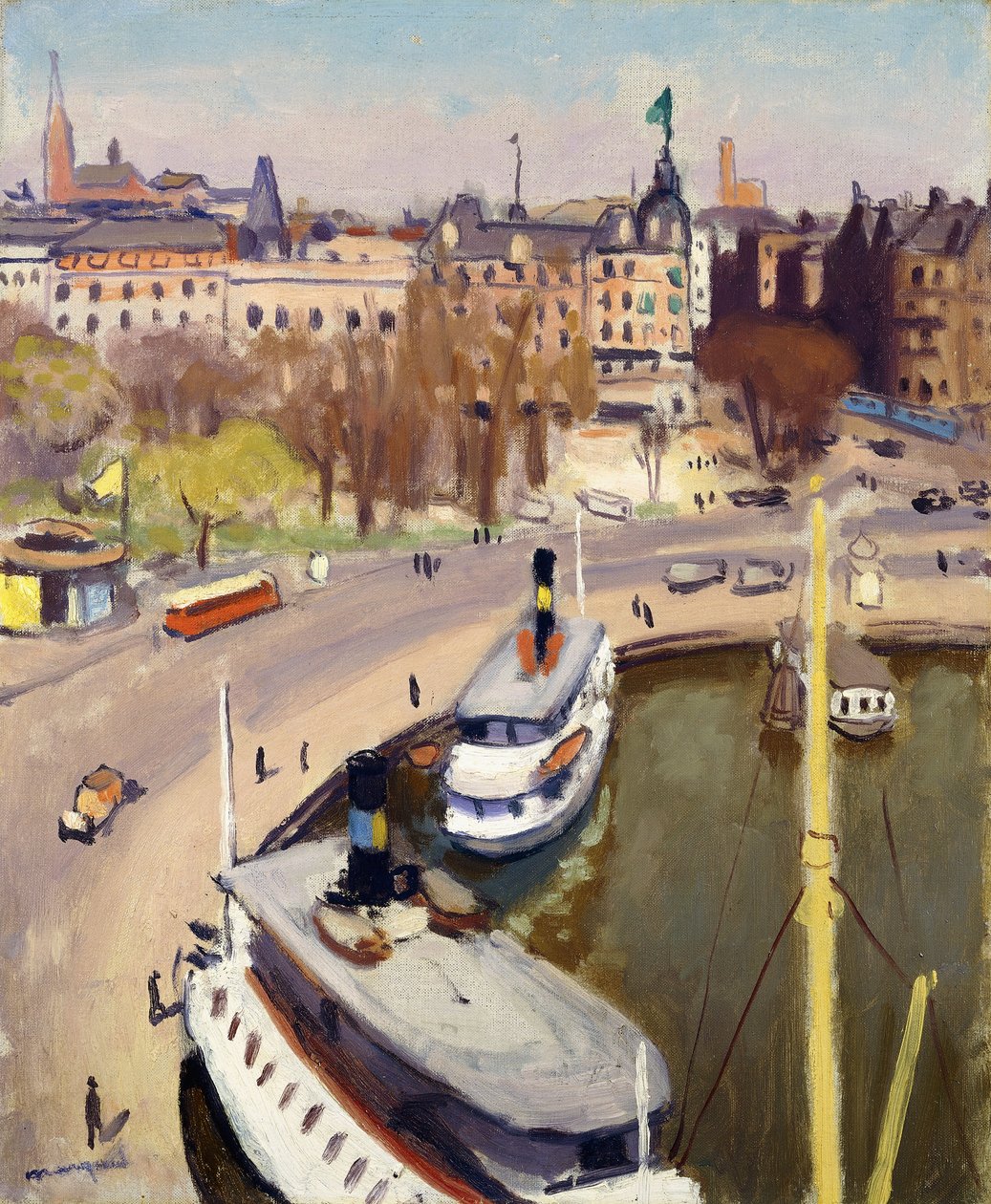 Stockholms hamn av Albert Marquet