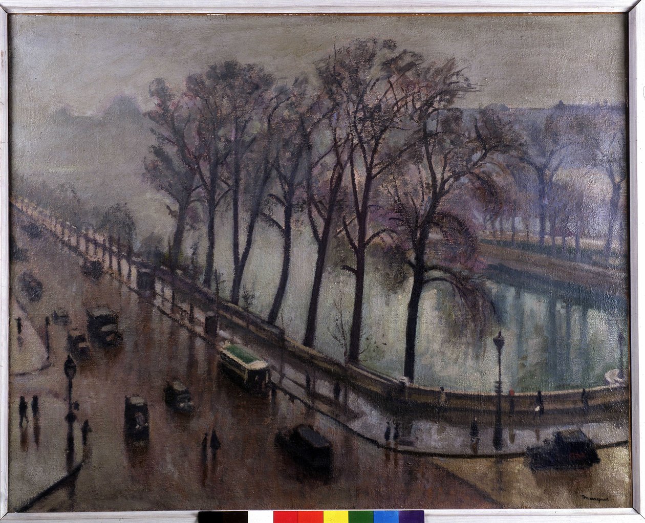 The Quay Conti in Autumn (olja på duk) av Albert Marquet
